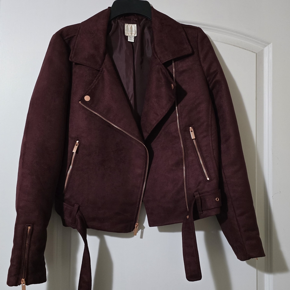 LC Lauren Conrad Deep Burgundy Jacket